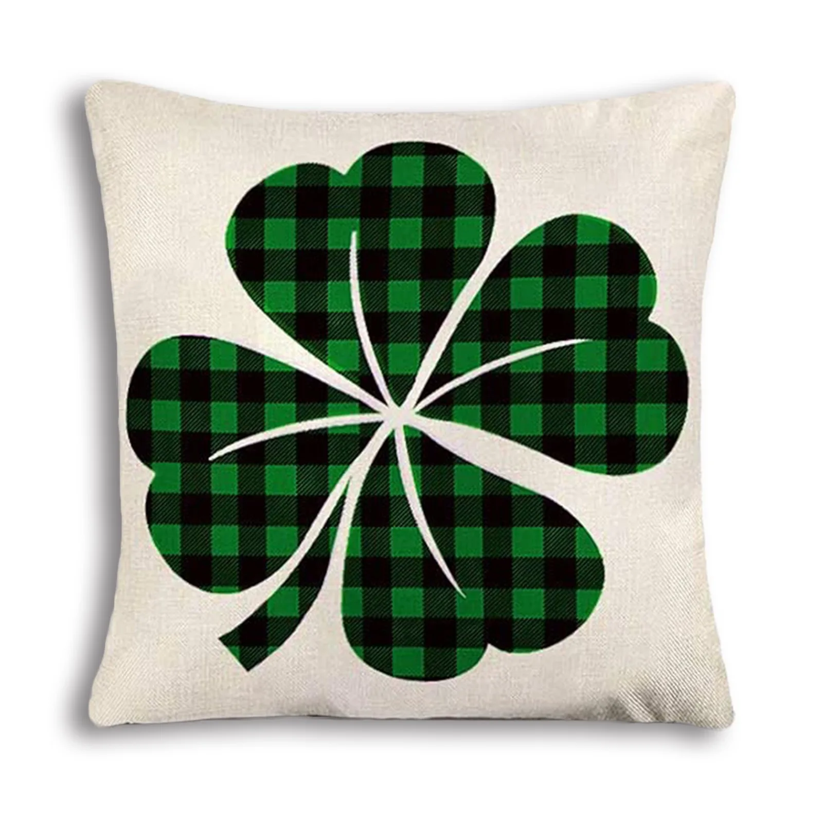 Glaring St Day Decorations Pillow Covers 18x18 Set of 4 for Irish Home Decor Throw Pillows Cover Pillows for Couch