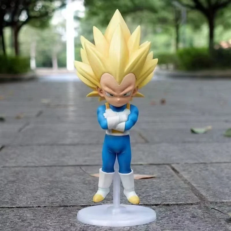 Figurine Dragon Ball SSJ3 Vegeta, 21cm/ 8.27 pouces, Super Saiyan 3 Goku, Collection de figurines d'action, modèles de jouets, cadeaux de noël