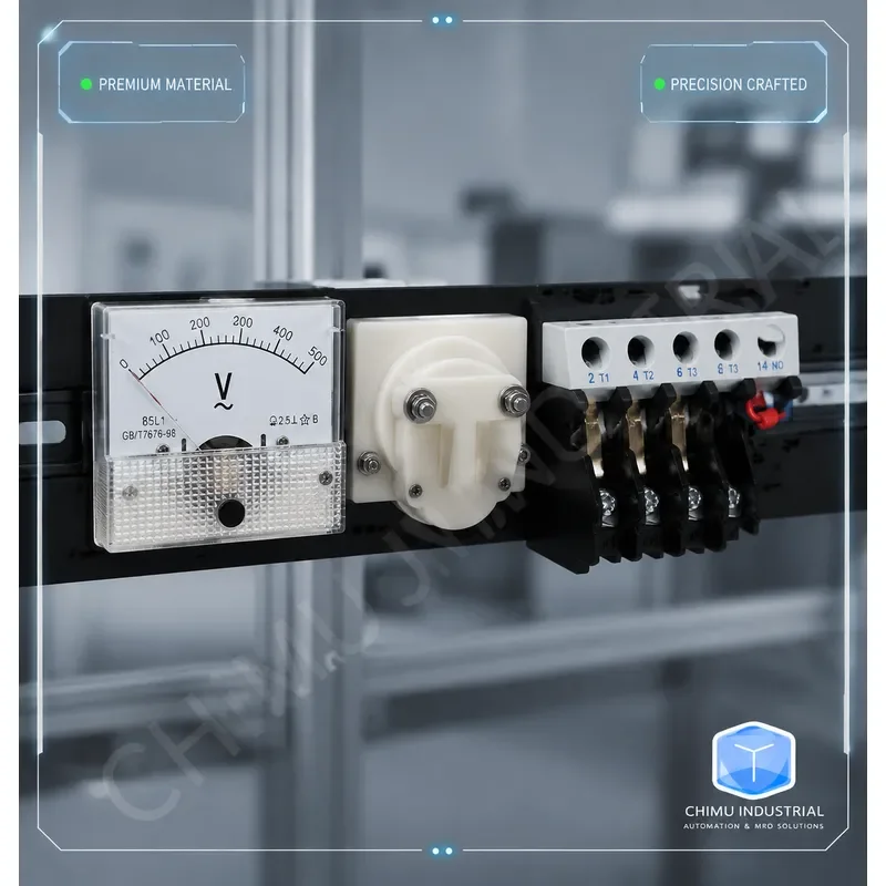 【CHIMU INDUSTRIAL】 85L1-V Analog AC Voltmeter 100V 250V 450V Panel Mount Pointer Voltage Measuring Instrument Gauge Head