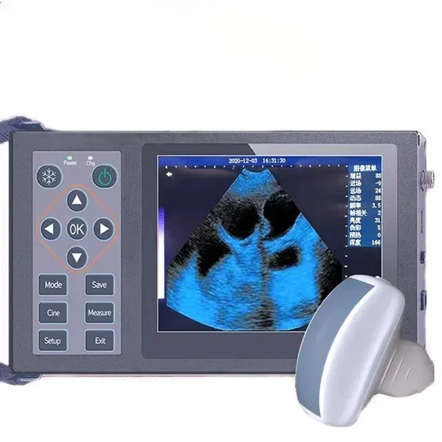 Portable Vet Doppler Ultrasound Machine veterinary ultrasound for animals dog/cat/sheep/pig/cow/horse/bovine/equine