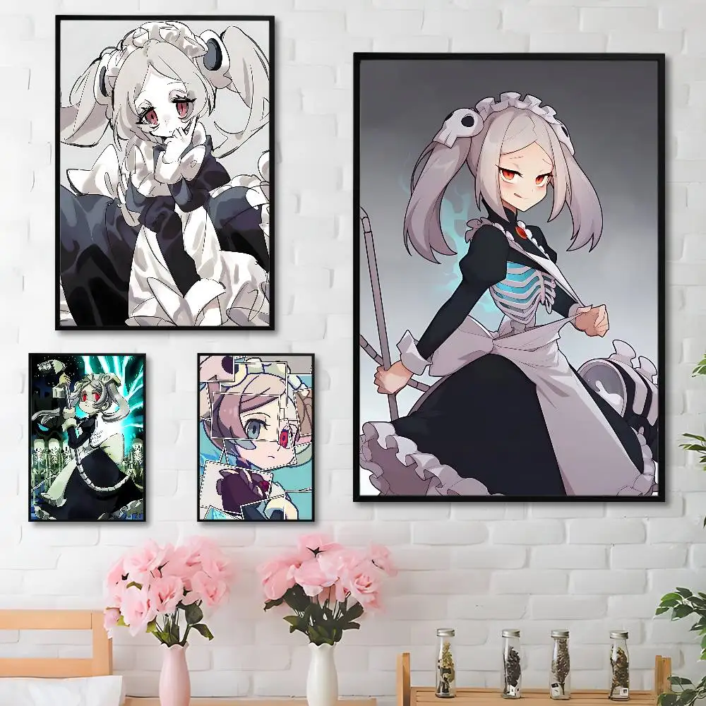 

Game M-Marie S-Skullgirls-S Poster Fancy Wall Sticker for Living room bar retro decorative painting room