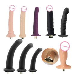 Consolador realista para mujeres y niñas, máquina de amor, pene de goma de silicona sólida, Juguetes sexuales anales, accesorio de máquina sexual 3XLR