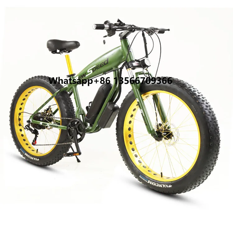 

Wholesale OEM Electric Mountain Bike with 21-Speed Disc Brake New Design Aluminum Alloy Fork Unisex Fat Tire Bicycle Cheap