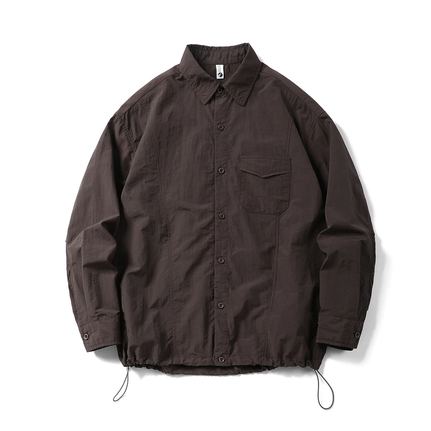 Japanese Streetwear Cityboy Oversize Shirts Men Loose Casual Long Sleeve Outdoor Quick Dry Cargo Shirts Couple Lightweight Coat