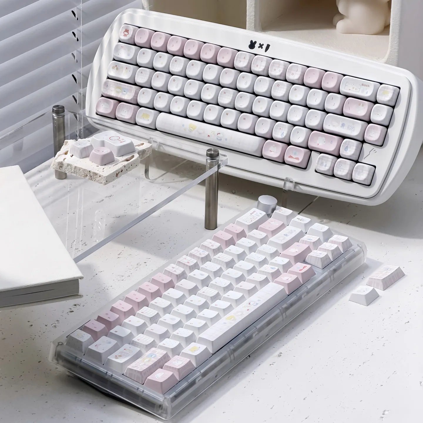 URE Märchen-Kindergarten Tastenkappen-Set für MX Gamer Mechanische Tastatur Personalisierte Tastenkappen Cherry-Profil Maßgeschneiderte Geschenke – Detail 3