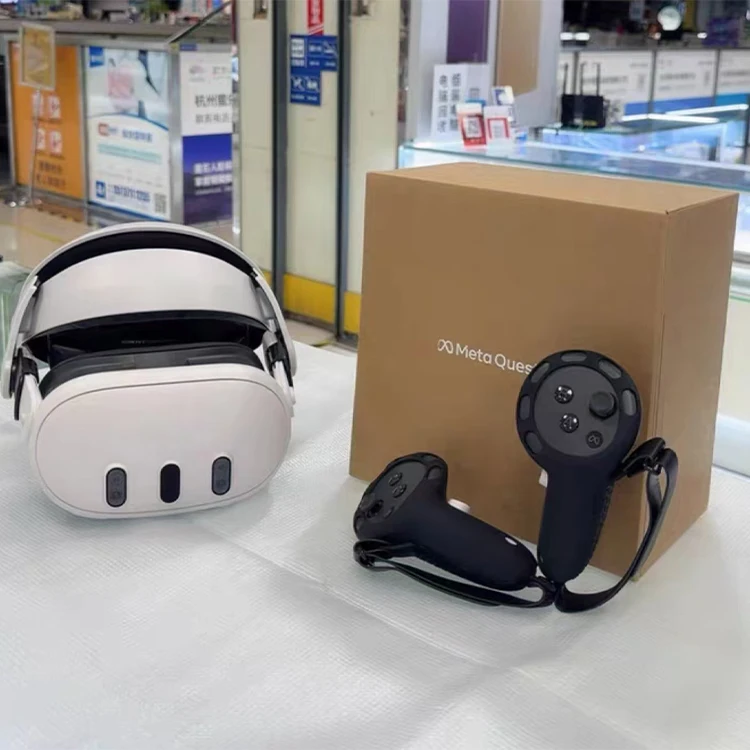 

MetaQuest 3 128GB/512GB Breakthrough Mixed Reality VR Headset Support 2064x2208 Display Resolution Powerful Performance