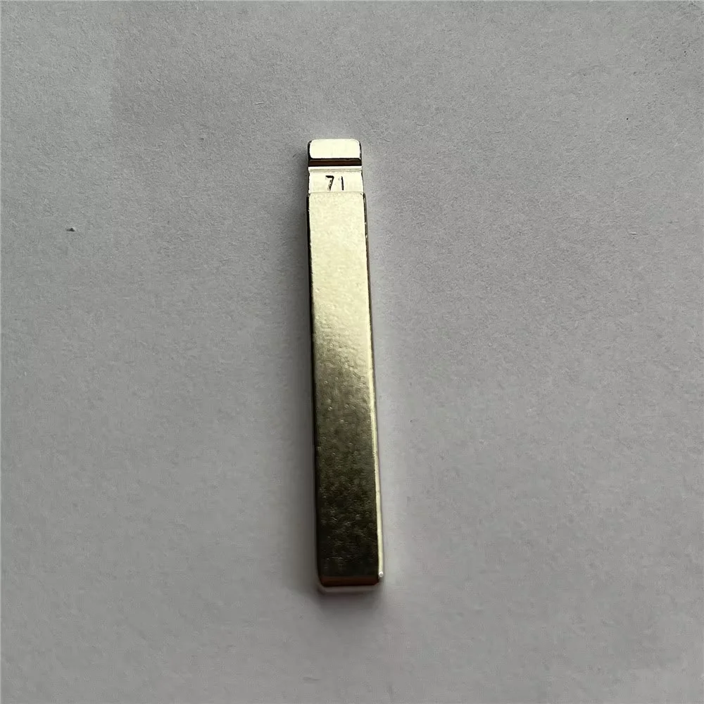 10Pcs #71 HU100 Metal Uncut Flip Key Blade Compatible KD VVDI Replacement Blank For Buick Excelle GT Cruze Cadillac Opel Car Rem