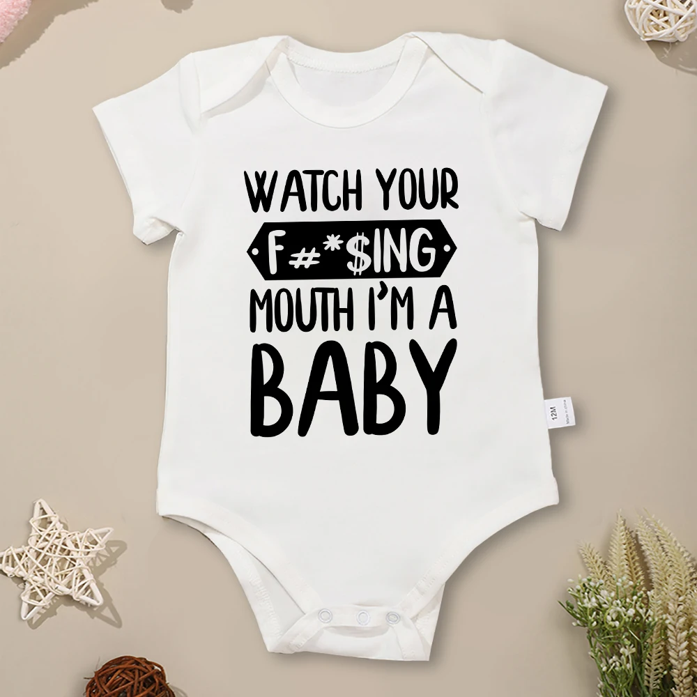 Cute Baby Girl Clothes Cotton Onesie “So I'm Little But I'm Gonna Be a Big Sister” Beautiful Fashion Newborn Bodysuit Hot Sale