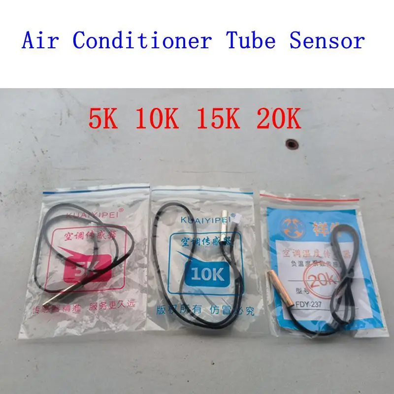 

1pcs for Air Conditioner Tube Sensor 5K10K15K20K50K Ambient Sensor tube air temperature sensor 5K 10K 15K 20K 50K