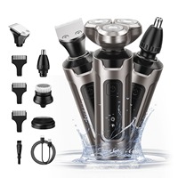 Sejoy 5 in 1 Electric Razor Shaver Barber for Men Rechargeable with Beard Trimmer Portable Shavers for Travel