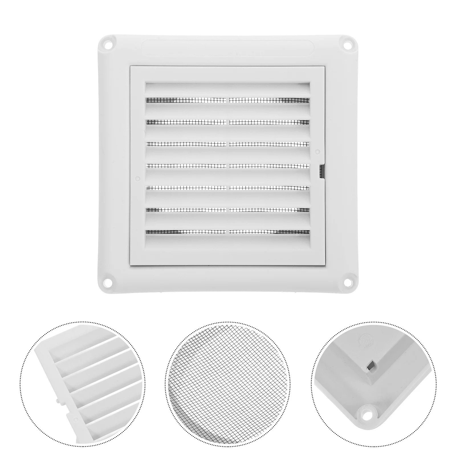 Conditioner Terug Luchtrooster Plastic Vent Cover Voor Plafond Muur Vloerkanaal Register Deflector Ontluchter Grille Uitlaat Inlaat