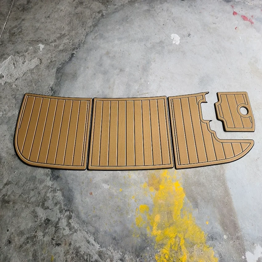 2002 Re-gal 2465 Commodore Swim Platform Step Pad Boat EVA Foam Teak Deck Floor SeaDek MarineMat Gatorstep Style Self Adhesive