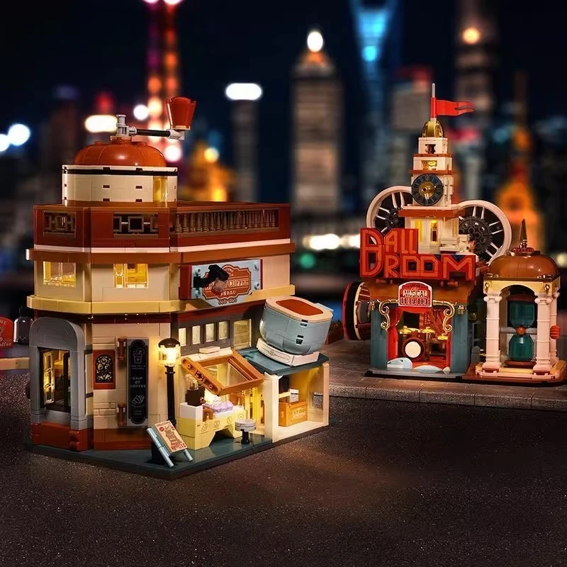 

Wonderful Keeppley Building Blocks Architecture DIY Shanghai Street View Toys, Birthday Gifts for Girls