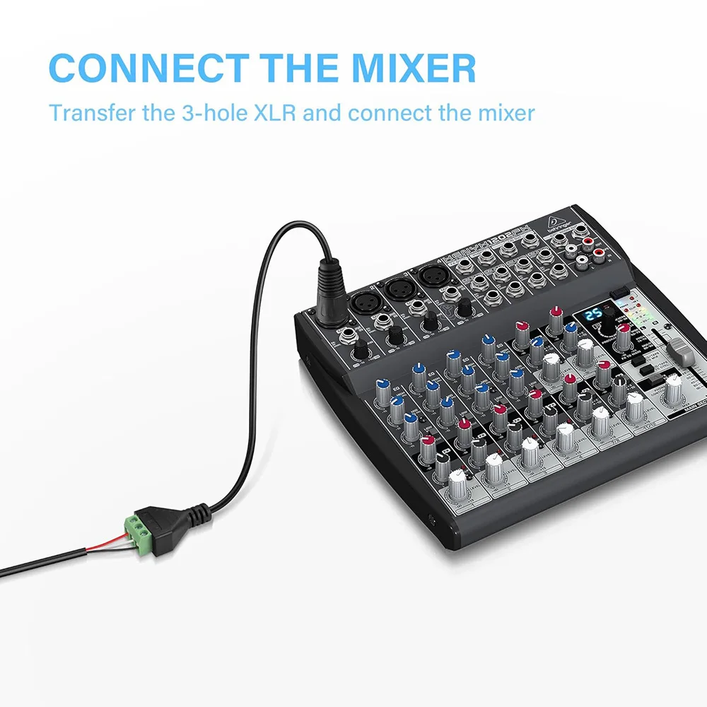 1 قطعة XLR 3 دبوس أنثى إلى 3 دبوس المسمار محول طرفي كابل محول لمكبر الصوت ميكروفون معدات الصوت الأداء المباشر