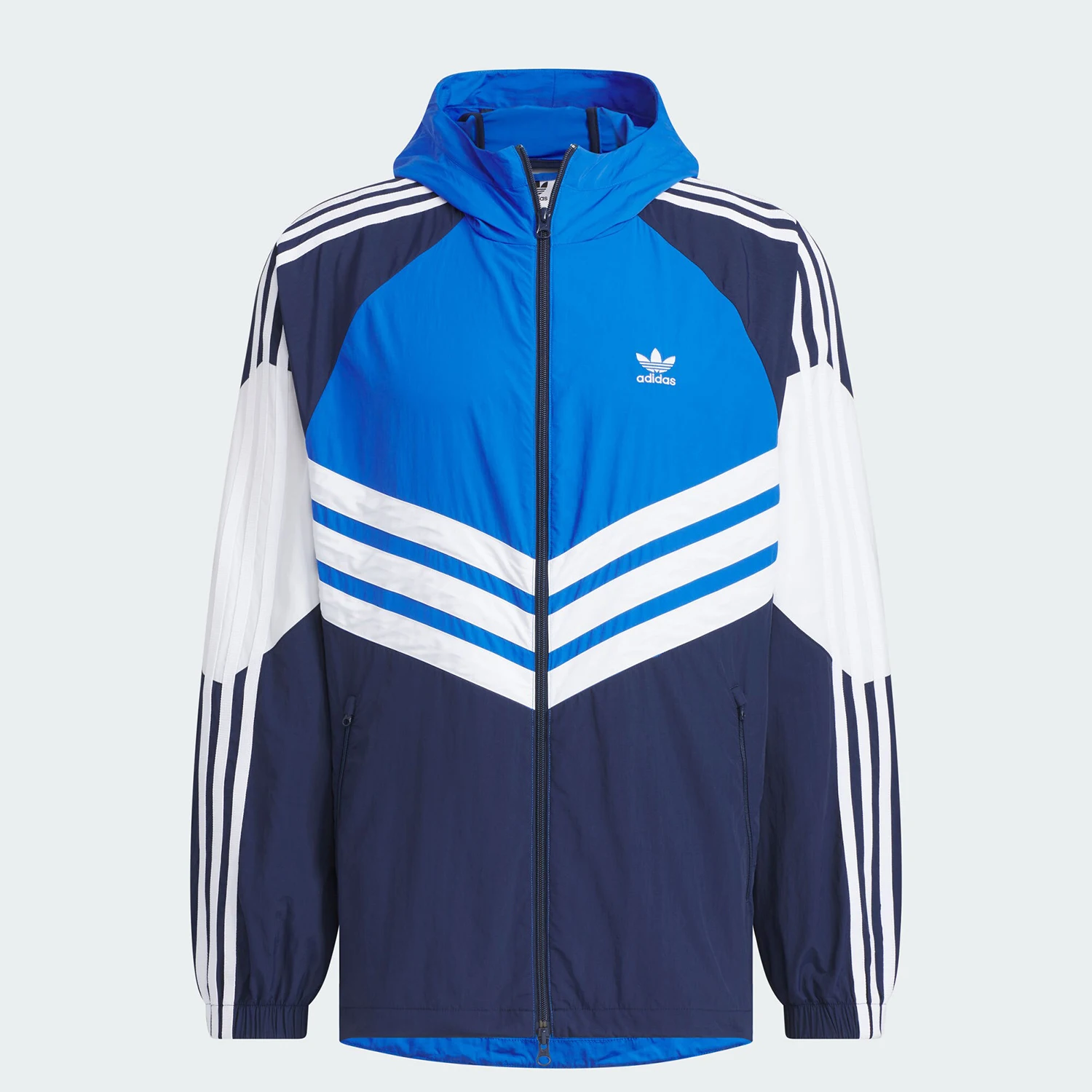 Официальная мужская модная спортивная куртка Adidas с капюшоном Trefoil JM7262