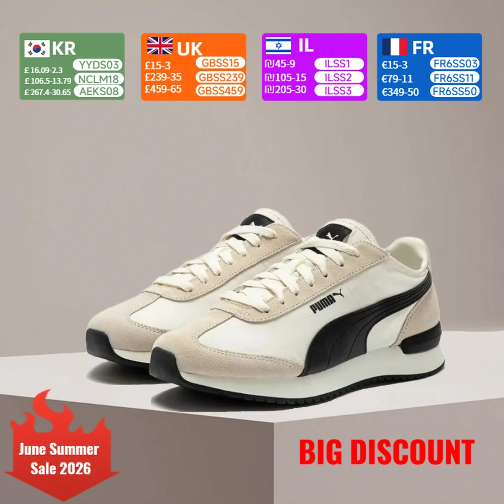 

PUMA R78 Wind Nylon Lightweight Nylon Breathable Cushioning Design Daily Comfort Unisex Running Shoes 392901-01