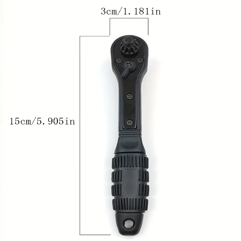 1pc Electric Drill Special Chuck Key Wrench Labor-saving 2-in-1 Ratchet Quick Disassembly Three-jaw Key Handgun Drill Accessorie