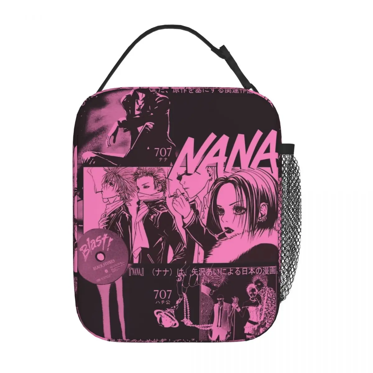 

NANA аниме плакат изолированные сумки для обеда большой емкости контейнер для обеда сумка-холодильник ланч-бокс сумка для работы на открытом воздухе для мужчин и женщин