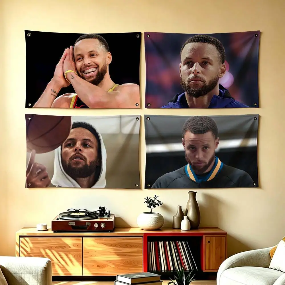 3-Point King Curry Flags Wall Hanging Tapestry Outdoor Garage Room Decorative flag Background Blanket