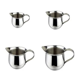 Stainless Steel Milk Jug Cup Frother Coffee Latte Art Flower Cup Espresso Cappuccino Maker Milk Foamer Pitcher 60/90/150/300ml