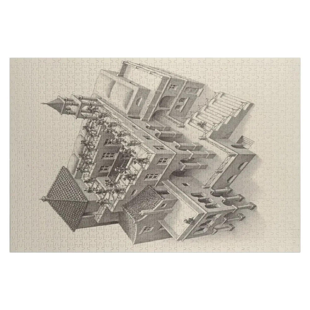 

M.C. Escher: Ascending And Descending Jigsaw Puzzle Personalised Toys Jigsaw Custom Puzzle