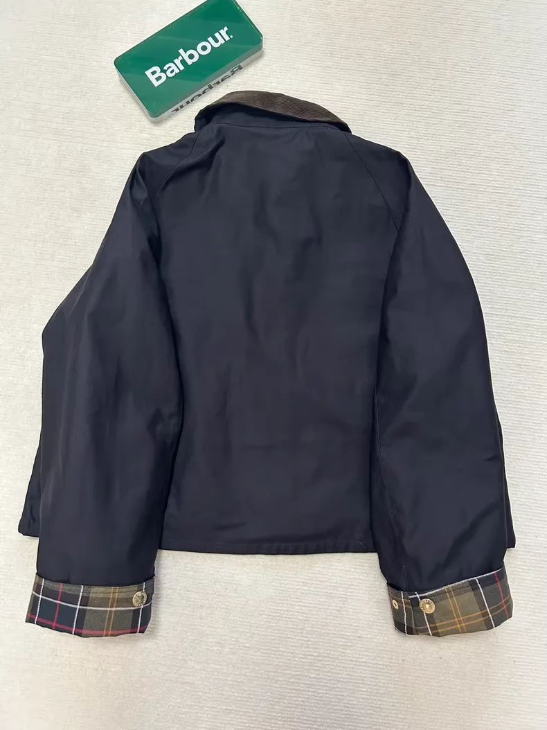 เสื้อแจ็คเก็ตสั้นแบบไม่เคลือบแว็กซ์สำหรับล่าสัตว์ในฤดูใบไม้ร่วงและฤดูหนาวของ B@r Cooperation