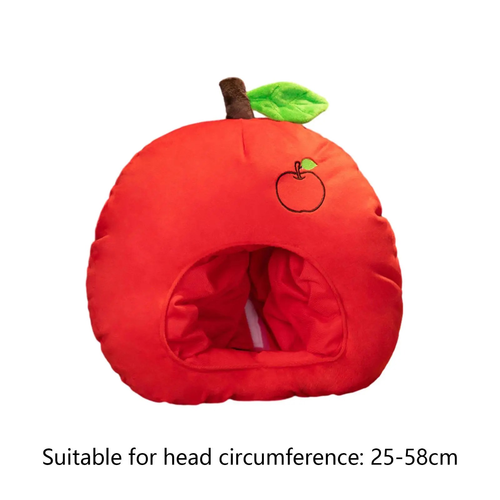 Chapeau de pomme rouge, coiffure pour adultes et enfants, pour bal de mascarade de Festival de rôle