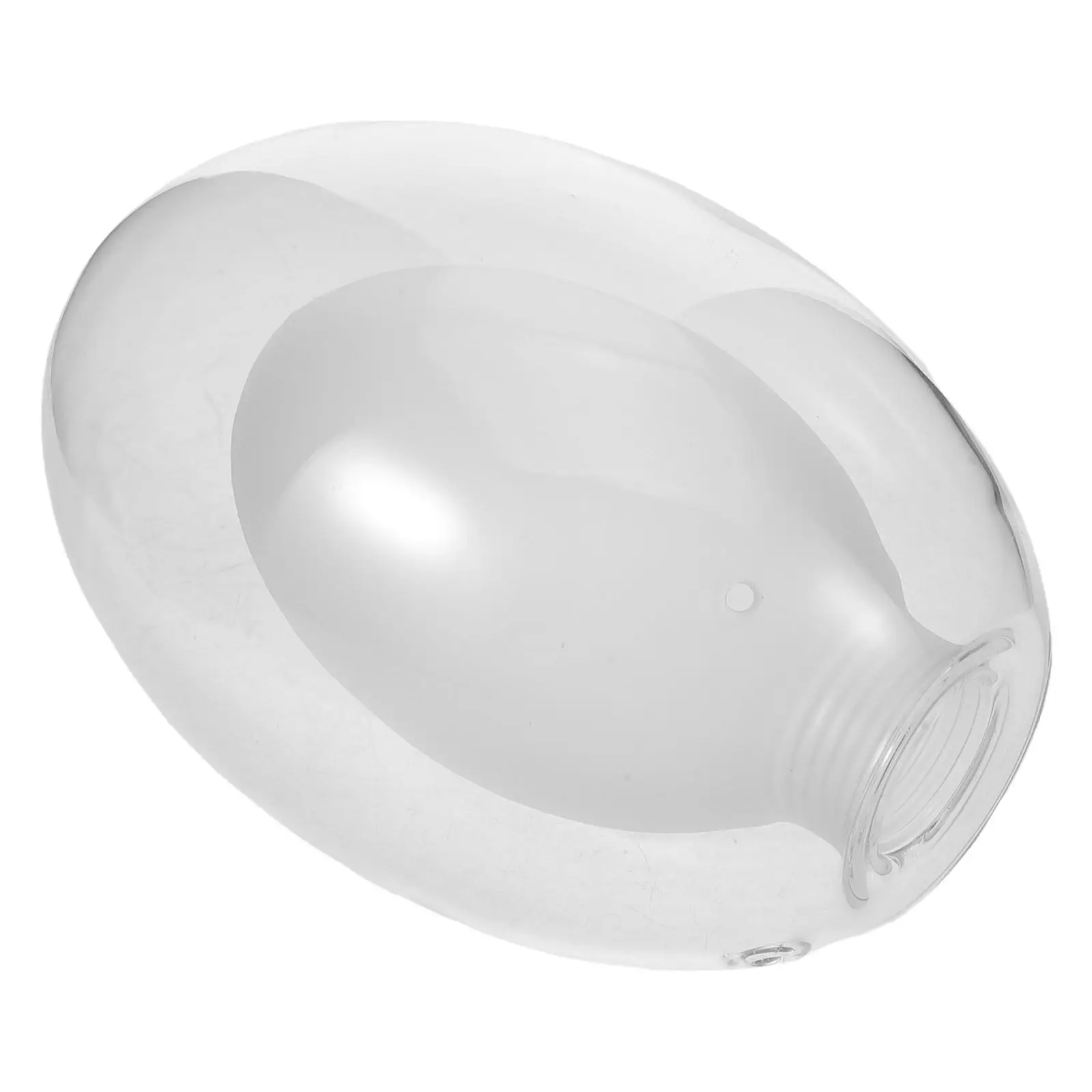 Double Layer Clear Glass Globe Lampshade Replacement for Ceiling Pendant Floor Sconce Lights High Borosilicate Transparent