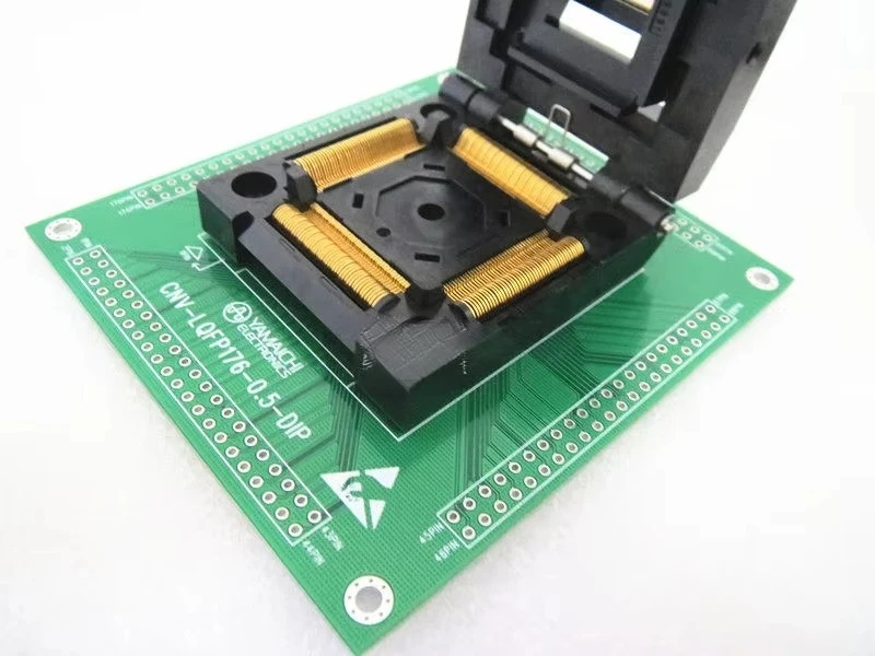 Ic51-1764-1505-5 qfp176 pitch0.5mm burning socket test socket programming socket