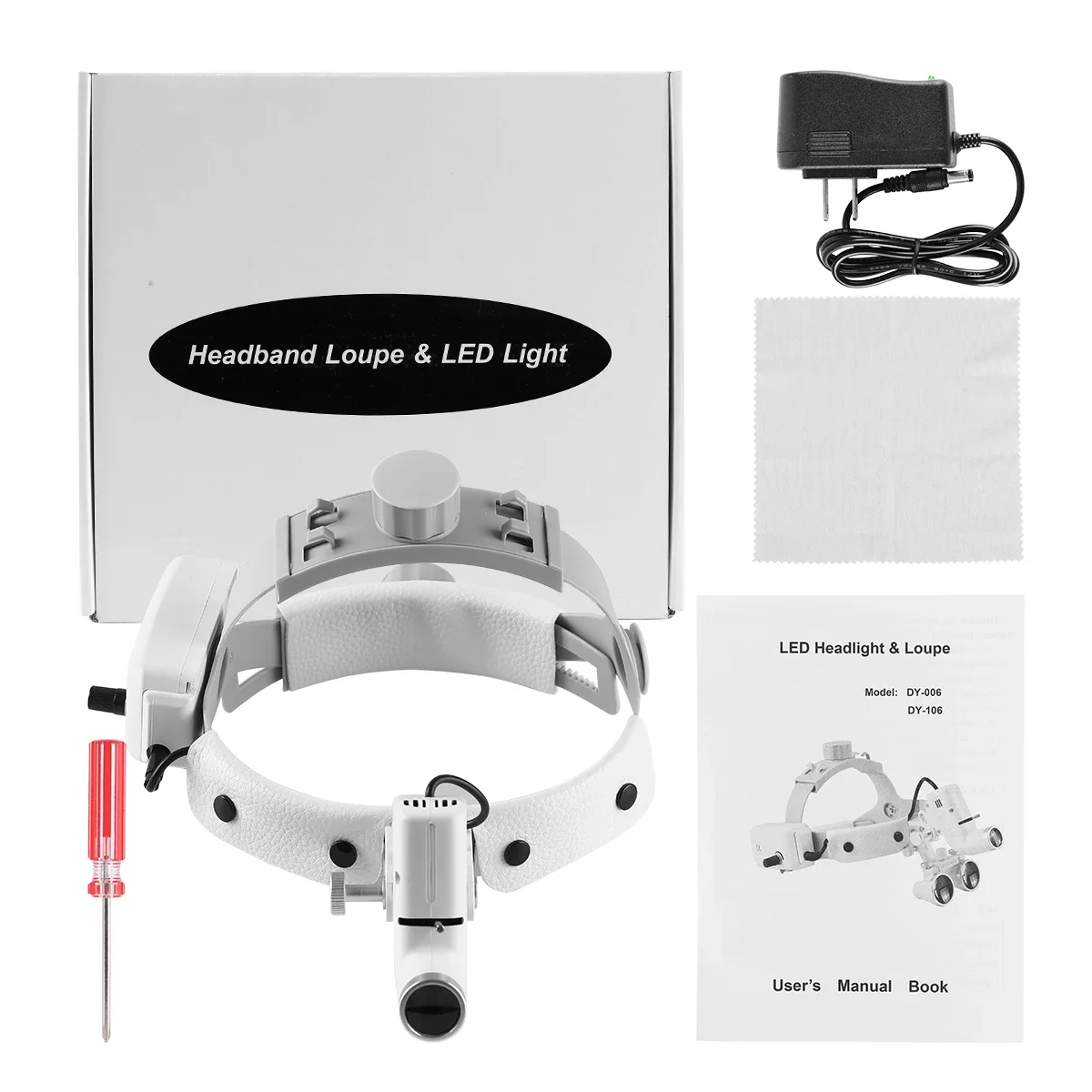 Medical High-Intensity Portable LED     Headlight for Surgical Precision