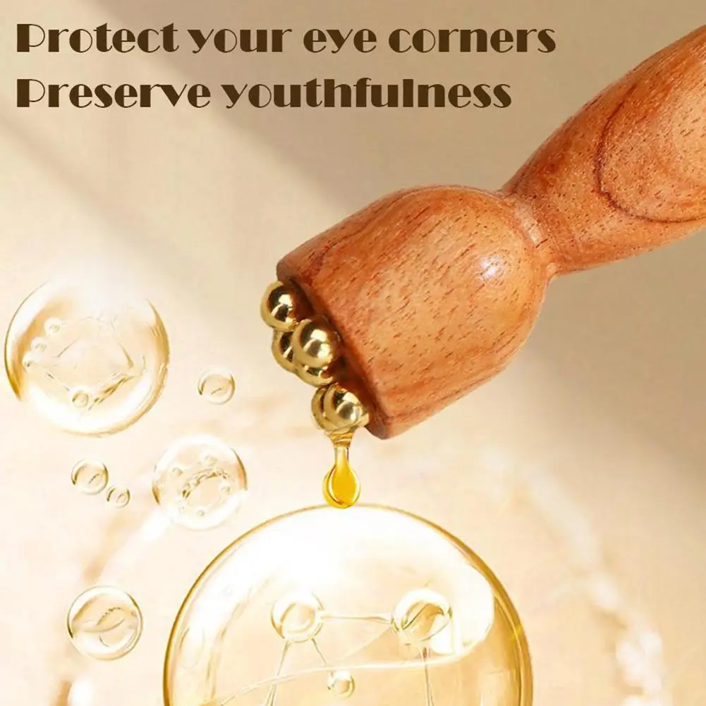 أداة تدليك الوجه على شكل بذور اللوتس غوا شا، عصا الوجه من خشب الصندل باللون البيج للعناية بالبشرة #4