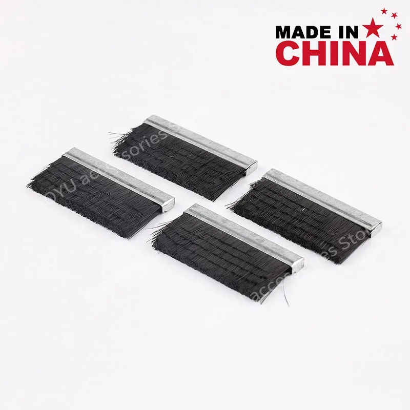 25 Pcs Wild Boar Black Brush 60×30mm With Cutting Layer For Computerized Flat Knitting Machines