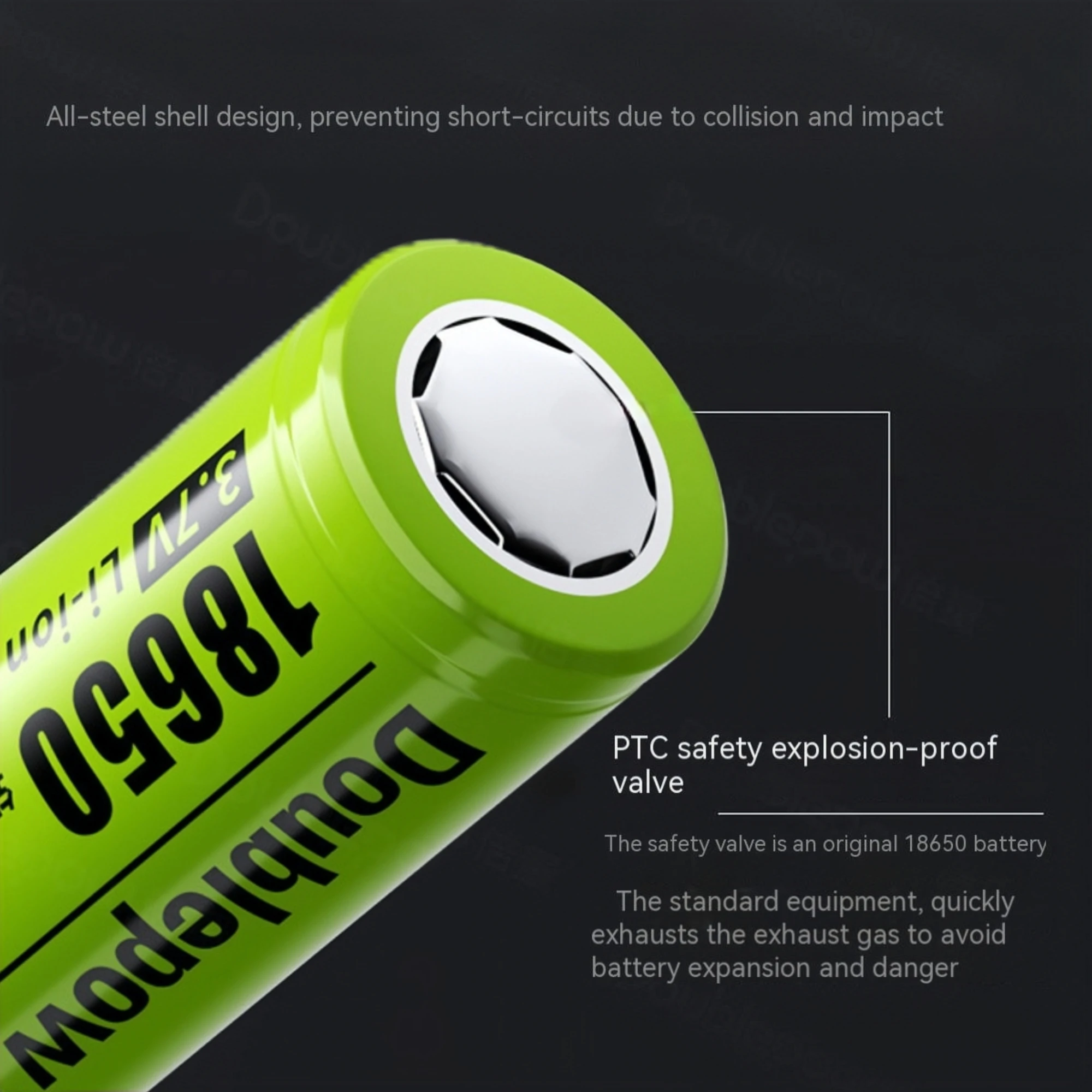 1pcs/lot 12950mWh 18650 rechargeable battery 3.7v 18650 lithium ion rechargeable battery flashlight battery