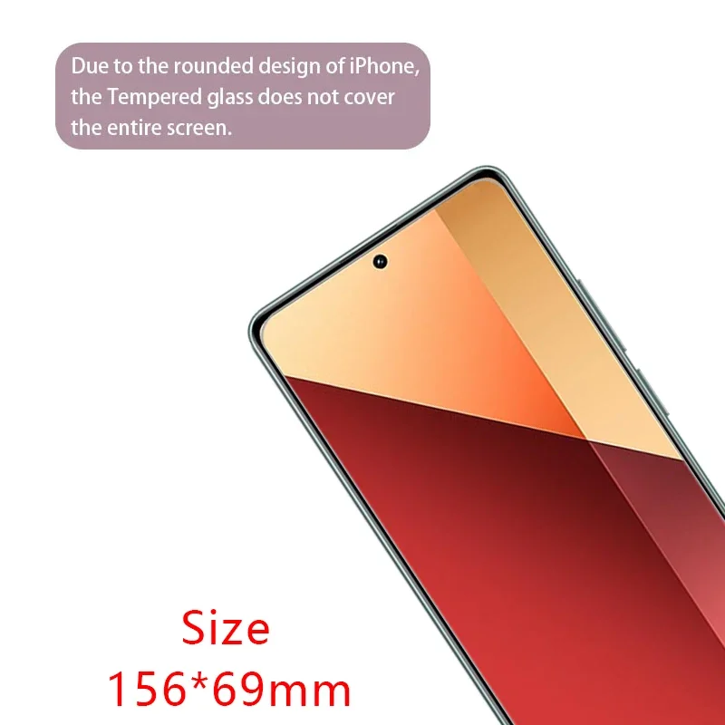 tempered glass for xiaomi redmi note 13 pro 4g 5g phone case note13 not 13pro procase back cover xiomi xaomi remi readmi red mi image 6