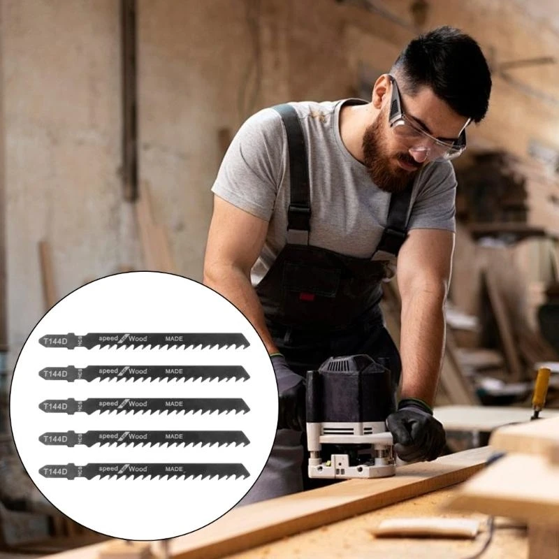 5PCS Jigsaws Cutter Tool Set for Diverse Material Cutting Including & Metal