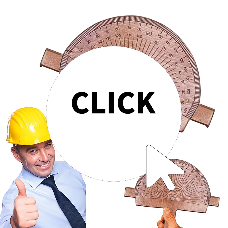 

Precision Angle Finder – Handcrafted Birch Wood Degree Tool, Custom Angle Finder Tool, Personalized Engraved Birch Protractor