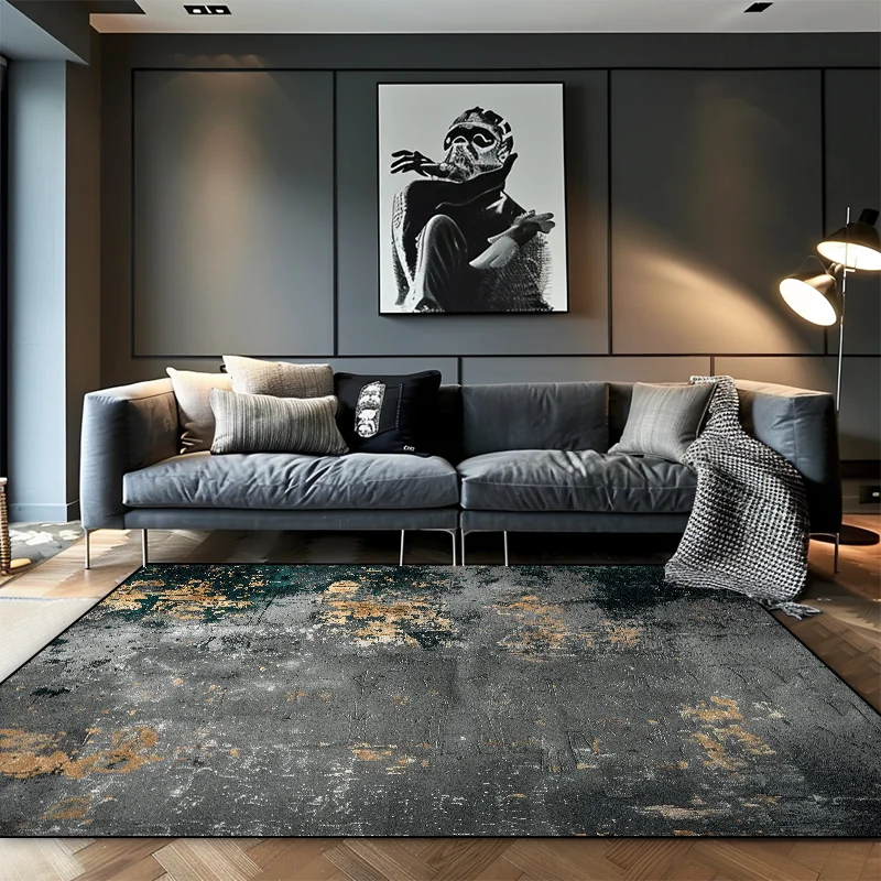 Nordic Style Luxury Grey Carpets Living Room High-grade Home Decoration Sofa Large Area Rugs Lounge Cloakroom Soft Non-slip Mats