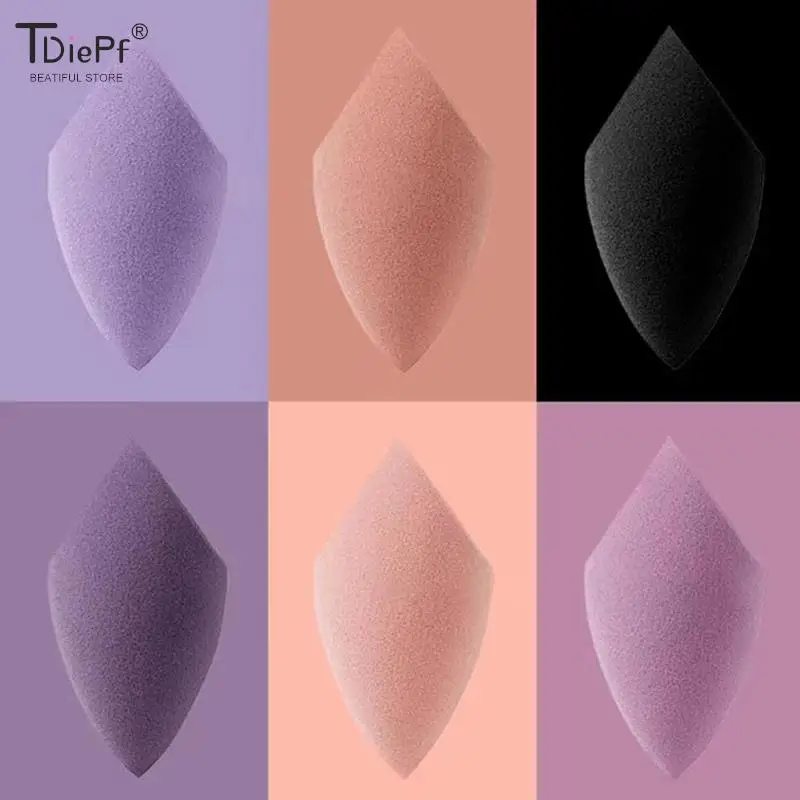 1PCS  Makeup Puff Microfiber Velvet Sponge Makeup Blender Sponge Powder Egg Shaped Foundation Concealer Cream Face Cosmetic