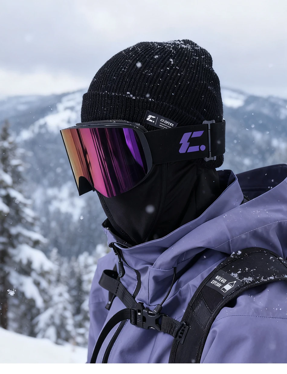COPOZZ Winter Magnetische Skibrille Erwachsene Outdoor UV400 Schutz High-definition Anti-fog Abnehmbare Frauen Männer Snowboard Brille – Detail 15