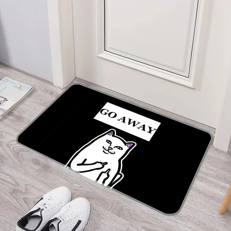 Entrance Doormat Go Away Non-slip and Washable Kitchen Mat Carpet Living Room Welcome Home Hallway Rugs Door Mats Bathroom Bath