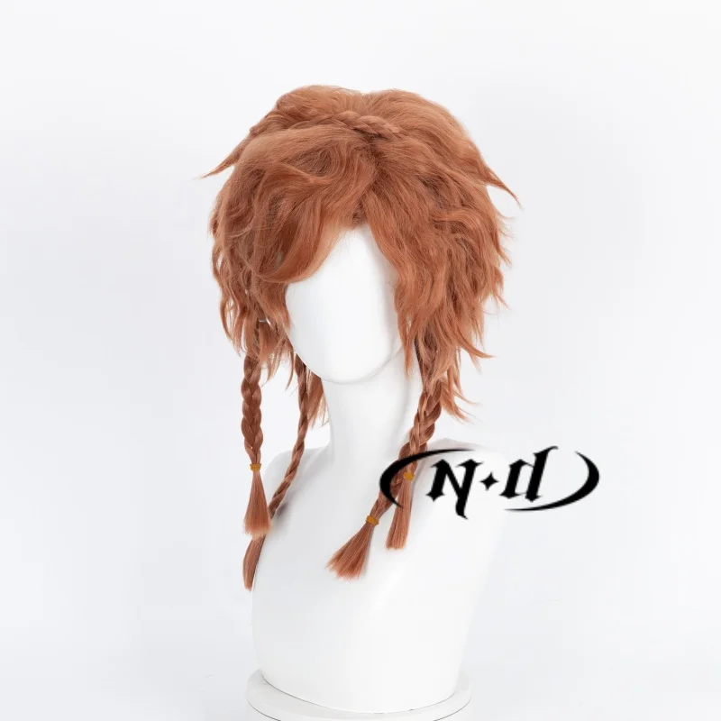 ND Archer Cosplay Pruiken Haarstukje ID V Game Cosplay Haar Pruiken voor Comic Con Coser Kostuum Themafeest Hittebestendig Synthetisch