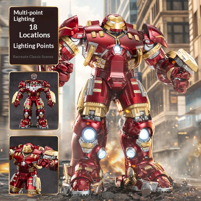 Figurine Iron Man Marvel MK44 Anti-Hulk Armor, modèle super articulé, ornement Avengers