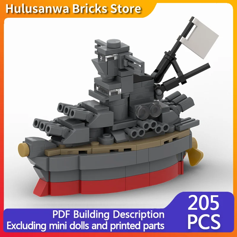 

Yamato WW2, модель военных сосудов MOC, строительные кирпичи, военное оборудование, модульные технологии, подарки, праздник, сборка, детские игрушки, костюм