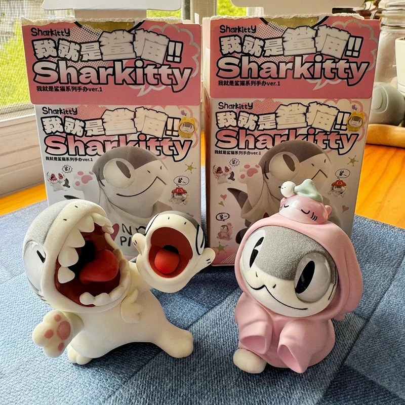 

Genuine Sharkitty Ver.1 Series Handmade Toy Fashionable Gameplay Blind Box Kawaii Animal Doll Desktop Decoration Holiday Gifts