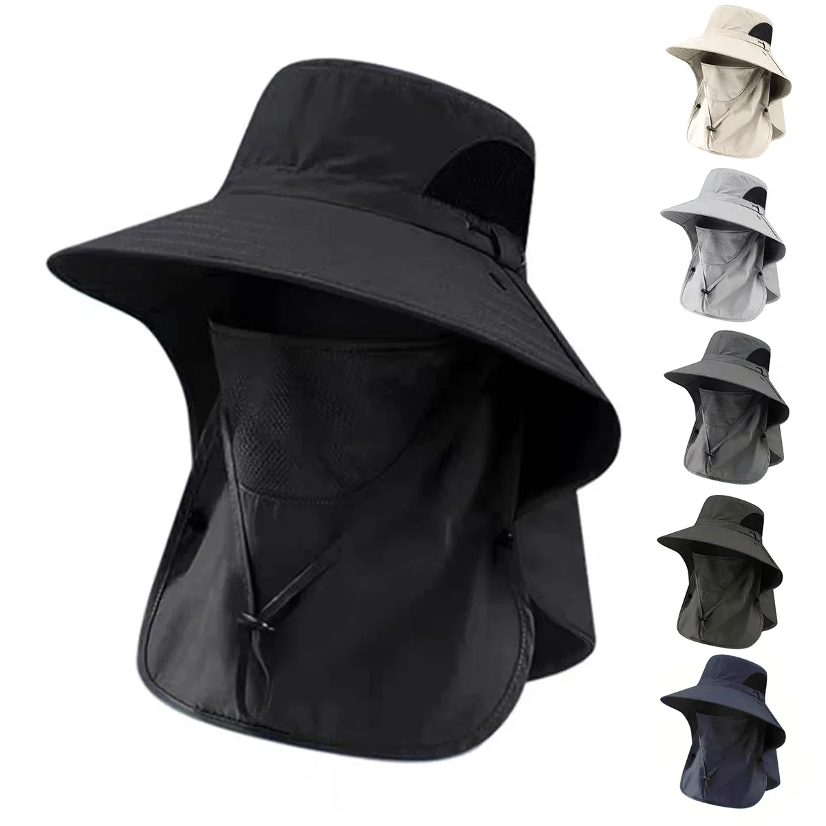 Unisex Full Package Outdoor Sunscreen Fisherman Hat Outdoor Travel Hat Sunscreen Hats for Men Women Bucket Hat