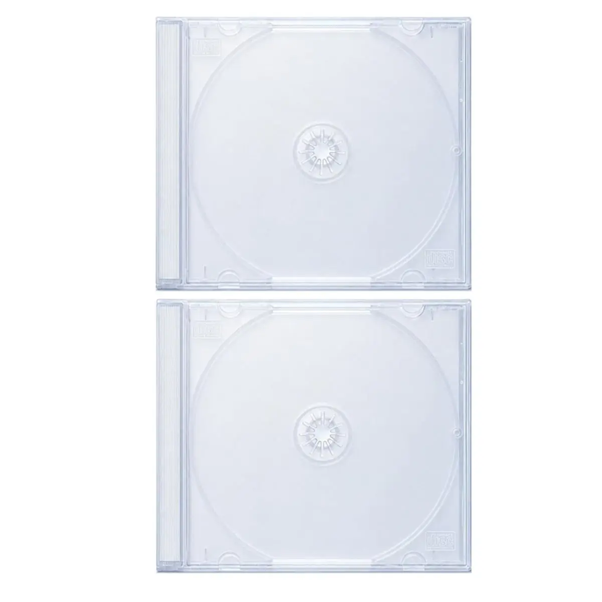 25 Pack 10.4mm Cd Cases Clear Blank Cd Storage Single Jewel Case, Blank Cd Protector Case Replacement
