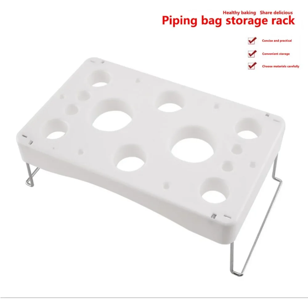 Decorating Piping Bag Holder Cake Decorating Icing Bag Stand 12-Cavity Pastry bag Cake Decorating Tools