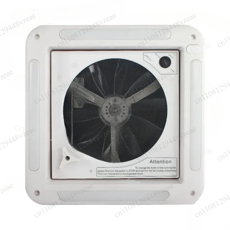 Vent With LED Light Camper Van Modification Replacement Parts RV Caravan Roof Vent Exhaust Fan Rainproof Air Circulation