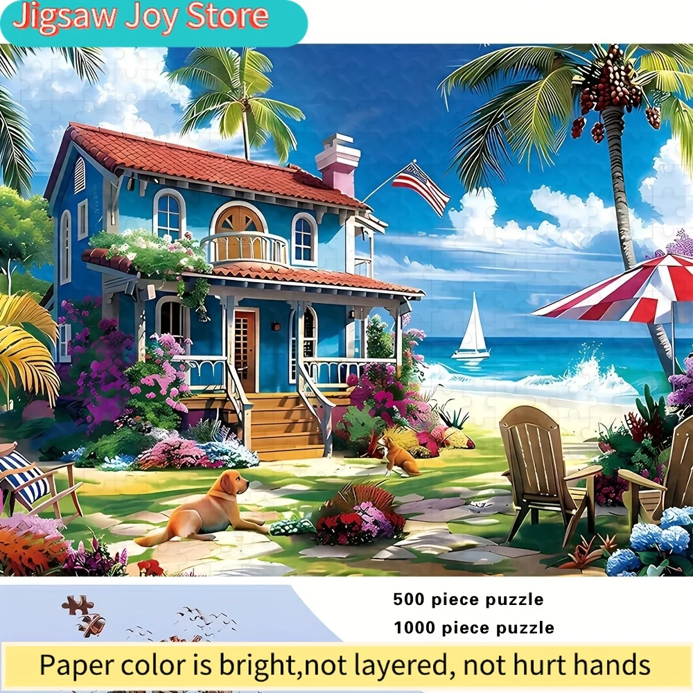 

Пазлы для взрослых (500/1000 элементов), высококачественная расслабляющая семейная игра, идеально подходят для дней рождения, Рождества, Хэллоуина и в качестве подарков, лучший выбор.