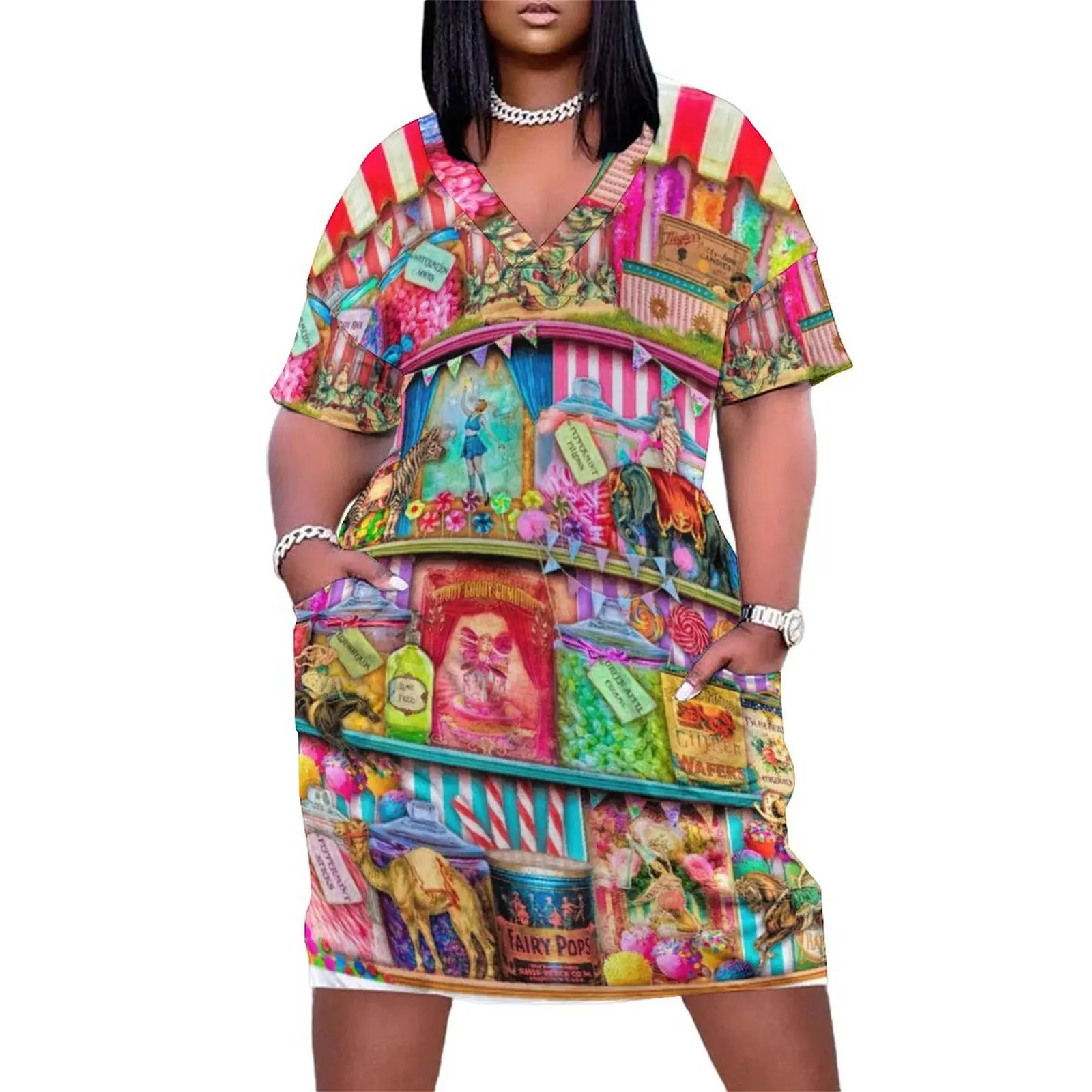 

The Sweet Shoppe Loose Pocket Dress women dresses Dress women